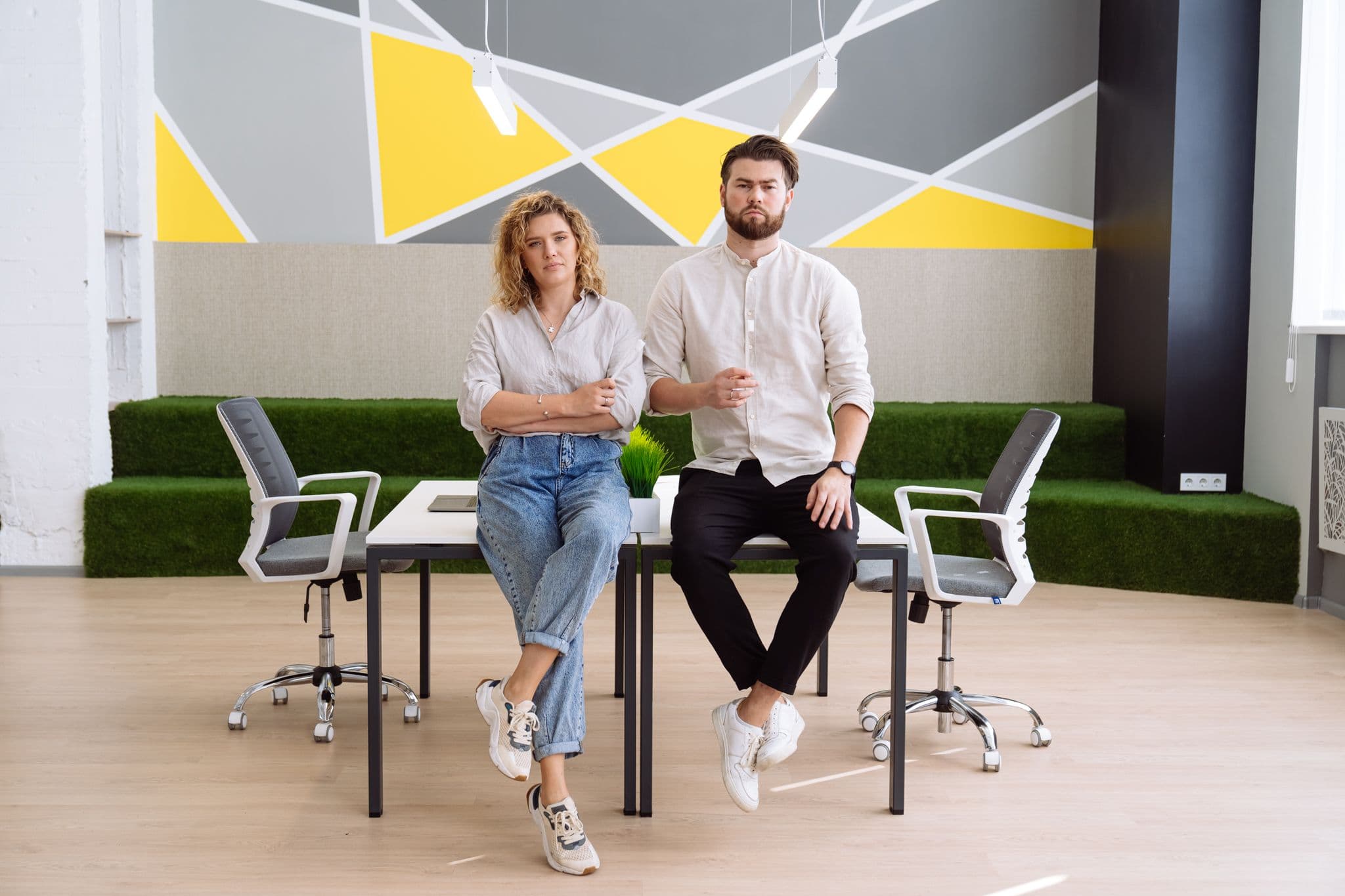 Dasha and Ilya Kichuk, founders of effa